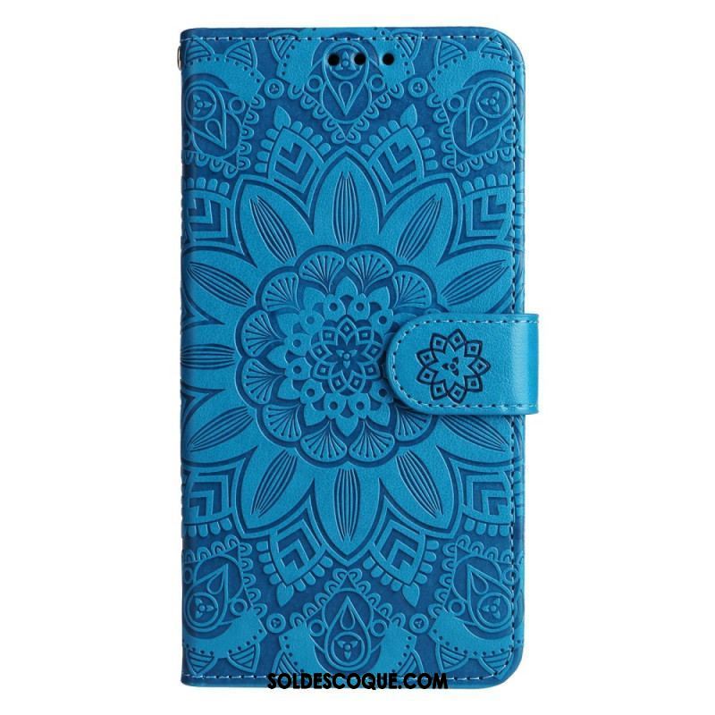 Housse Xiaomi 13 Mandala Soleil avec Lanière