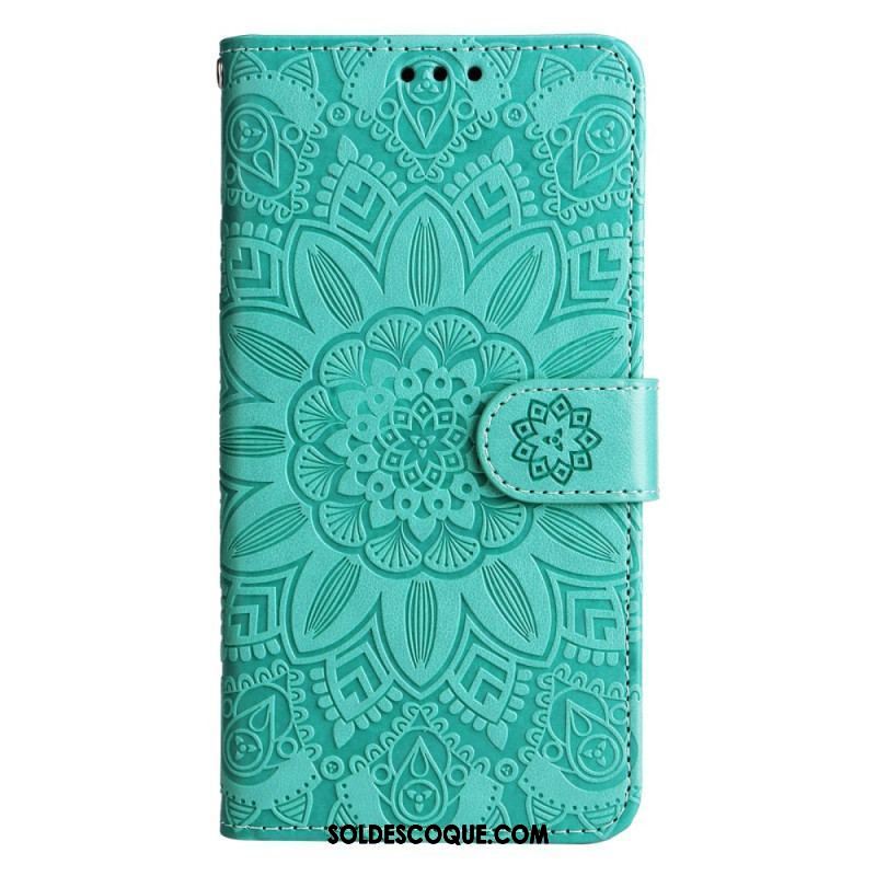 Housse Xiaomi 13 Mandala Soleil avec Lanière