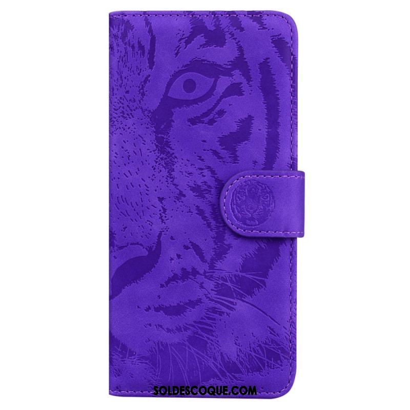 Housse Xiaomi 13 Pro Empreinte de Tigre à Lanière