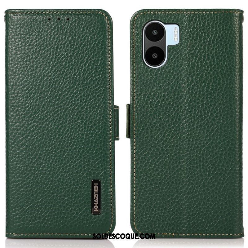 Housse Xiaomi Redmi A1 Cuir Litchi KHAZNEH RFID