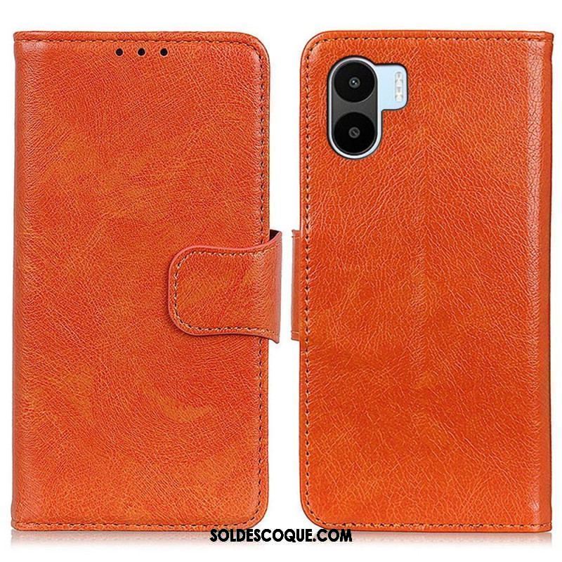 Housse Xiaomi Redmi A1 Cuir Nappa Fendu