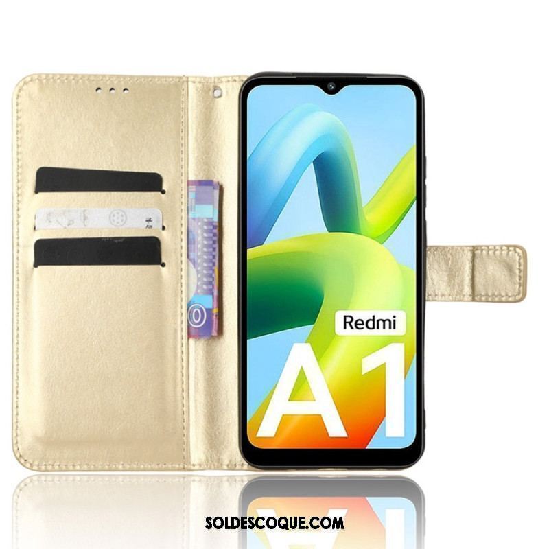 Housse Xiaomi Redmi A1 Simili Cuir Flashy