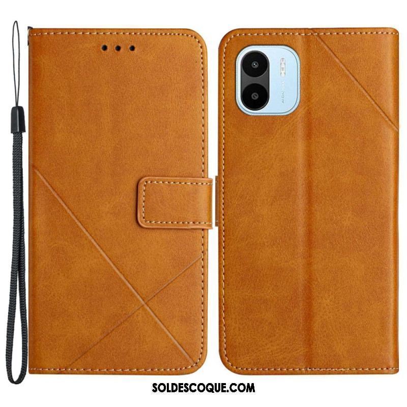 Housse Xiaomi Redmi A1 Style Cuir Géo X Design