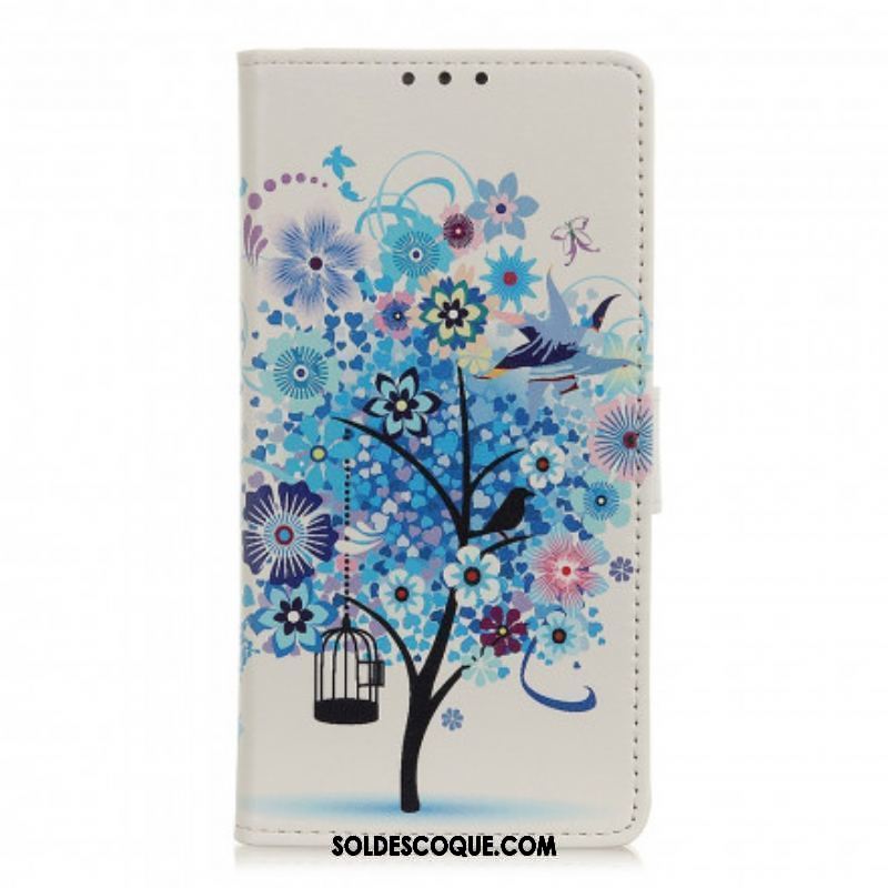 Housse Xiaomi Redmi Note 10/10S/Poco M5s Arbre Fleuri