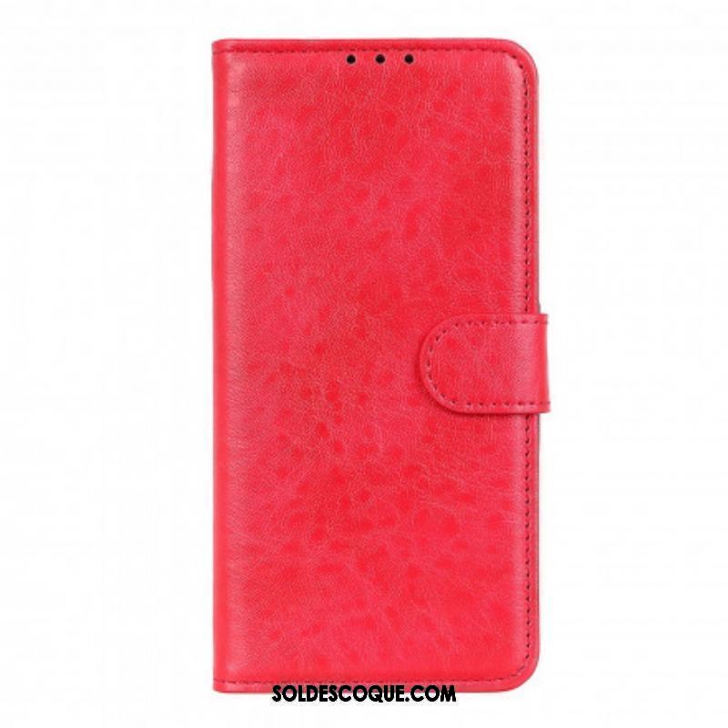 Housse Xiaomi Redmi Note 10/10S/Poco M5s Simili Cuir Texturé