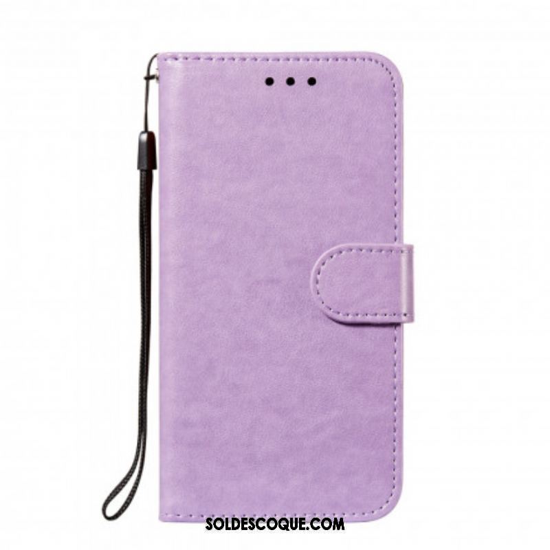 Housse Xiaomi Redmi Note 10/10S/Poco M5s Style Cuir Monochrome