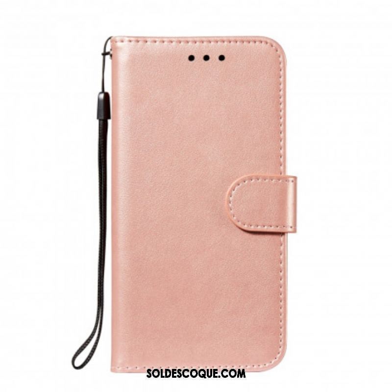 Housse Xiaomi Redmi Note 10/10S/Poco M5s Style Cuir Monochrome