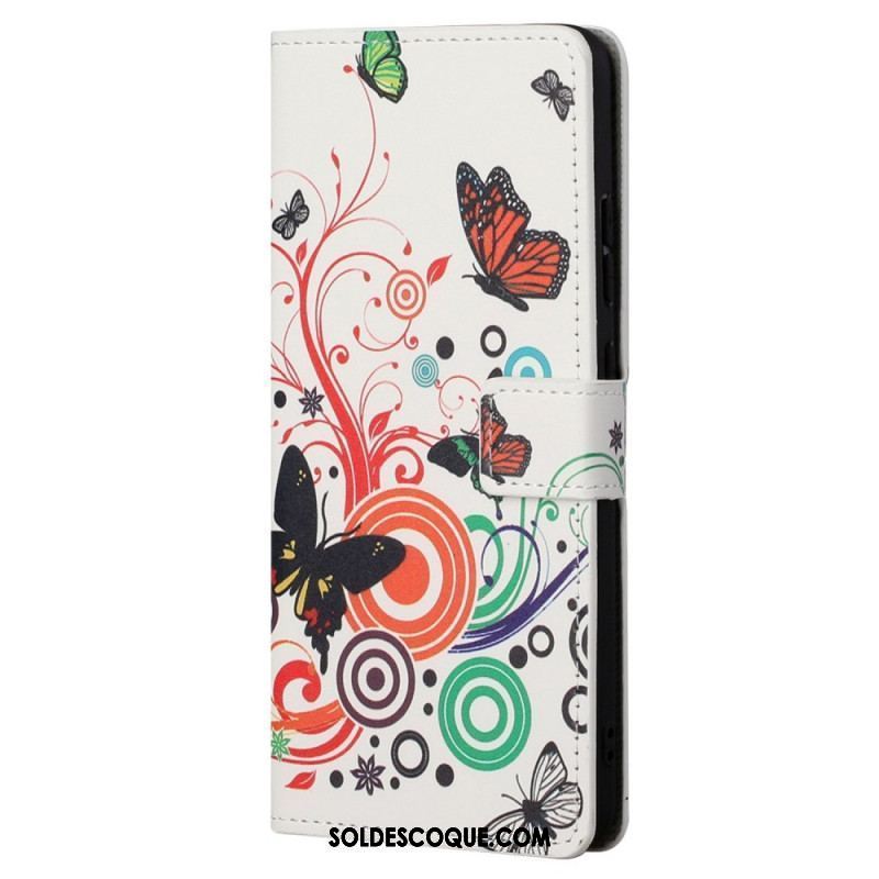 Housse Xiaomi Redmi Note 11 / 11s Papillons et Fleurs