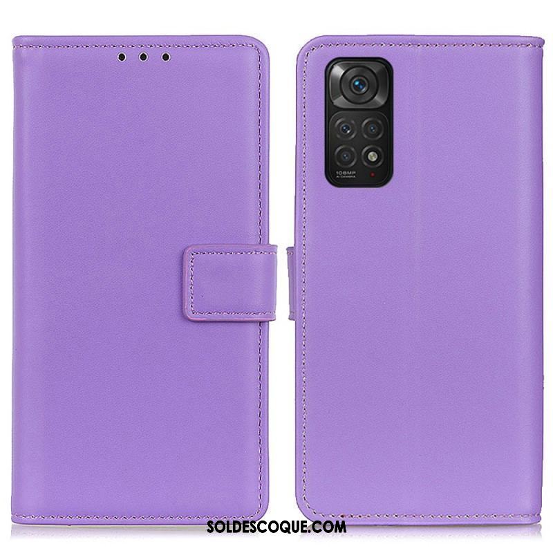 Housse Xiaomi Redmi Note 11 / 11s Simili Cuir Simple