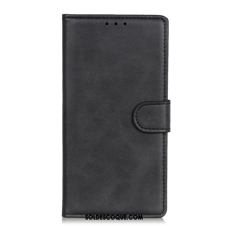 Housse Xiaomi Redmi Note 11 Pro / Note 11 Pro 5G Effet Cuir Mat Rétro