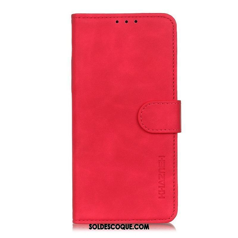 Housse Xiaomi Redmi Note 11 Pro / Note 11 Pro 5G Effet Cuir Vintage KHAZNEH