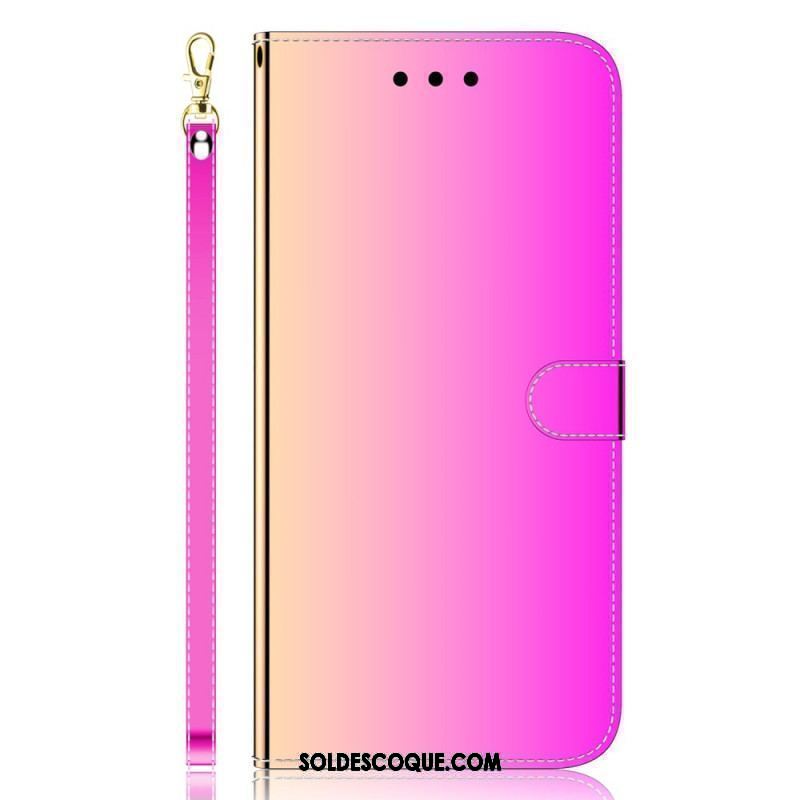 Housse Xiaomi Redmi Note 11 Pro / Note 11 Pro 5G Simili Cuir Couverture Miroir