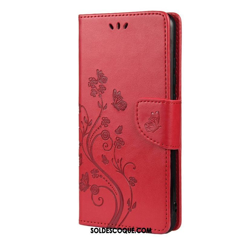 Housse Xiaomi Redmi Note 11 Pro Plus 5G Papillons et Fleurs