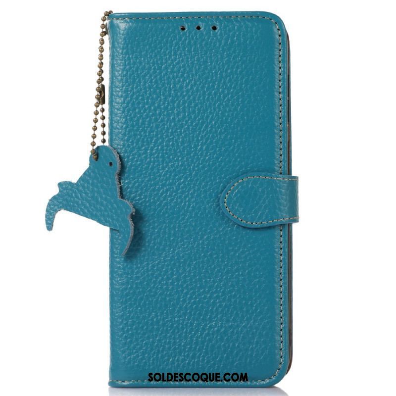 Housse Xiaomi Redmi Note 12 4G Véritable Cuir RFID