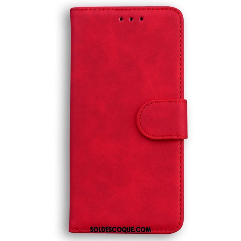 Housse Xiaomi Redmi Note 12/Poco X5 5G Simili Cuir Uni