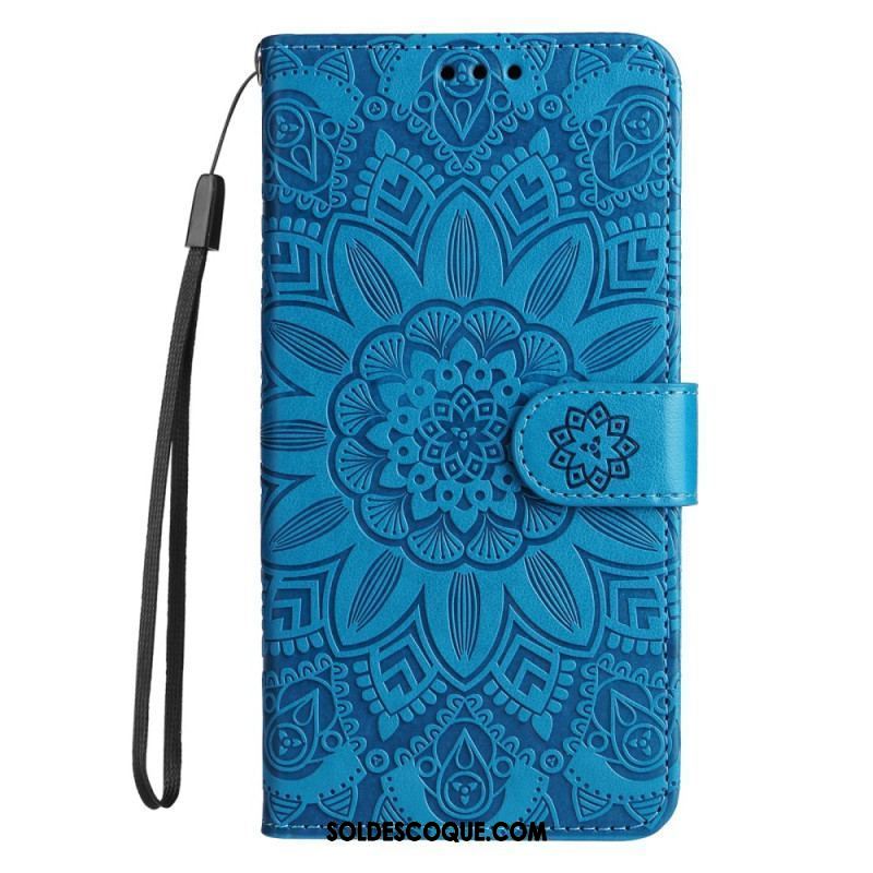 Housse Xiaomi Redmi Note 12 Pro Plus Déco Mandala à Lanière