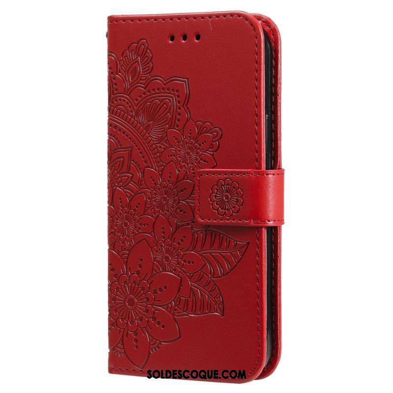 Housse Xiaomi Redmi Note 12 Pro Plus Fleur Mandala à Lanière