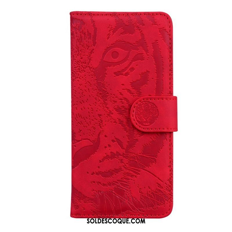 Housse iPhone 13 Mini Empreinte Face de Tigre