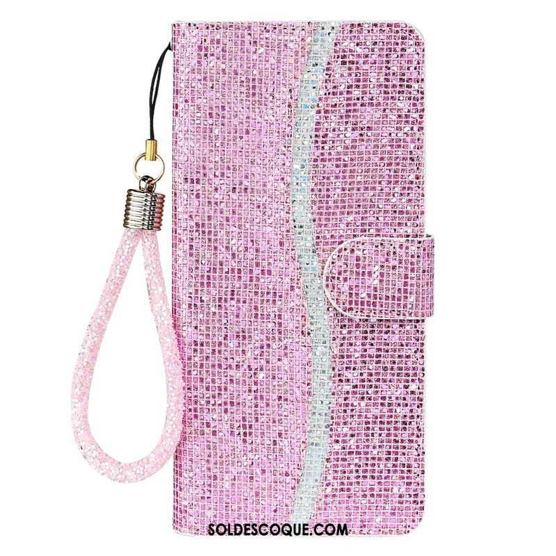 Housse iPhone 13 Mini Paillettes S Design