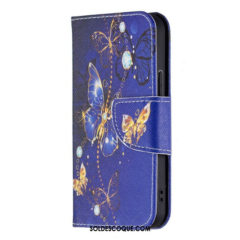 Housse iPhone 13 Mini Papillons Rois