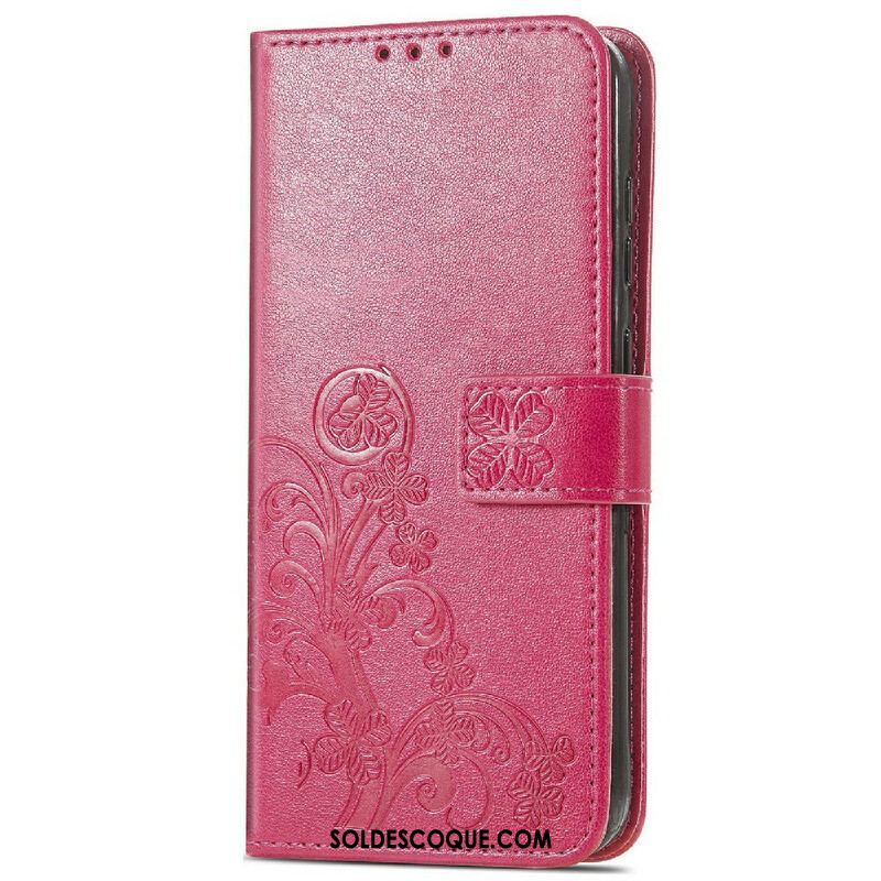 Housse iPhone 13 Mini Papillons et Fleurs à Lanière