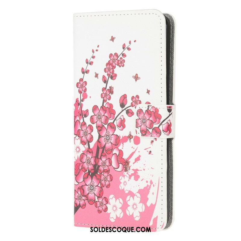 Housse iPhone 13 Mini Tropical Flowers