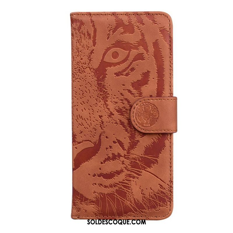 Housse iPhone 13 Pro Empreinte Face de Tigre