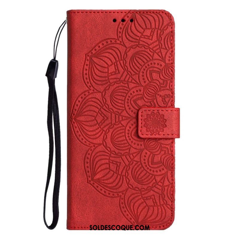 Housse iPhone 14 Plus Mandala avec Lanière