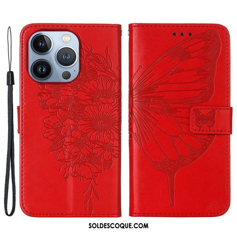 Housse iPhone 14 Plus Papillon Design