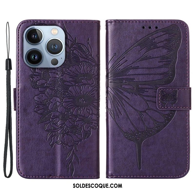 Housse iPhone 14 Plus Papillon Design