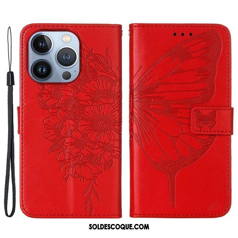 Housse iPhone 14 Plus Papillon Design