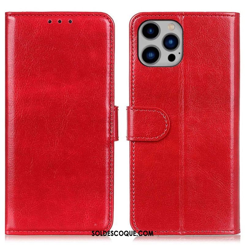 Housse iPhone 14 Plus Simili Cuir Finesse