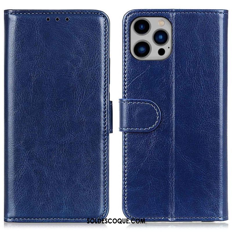 Housse iPhone 14 Plus Simili Cuir Finesse