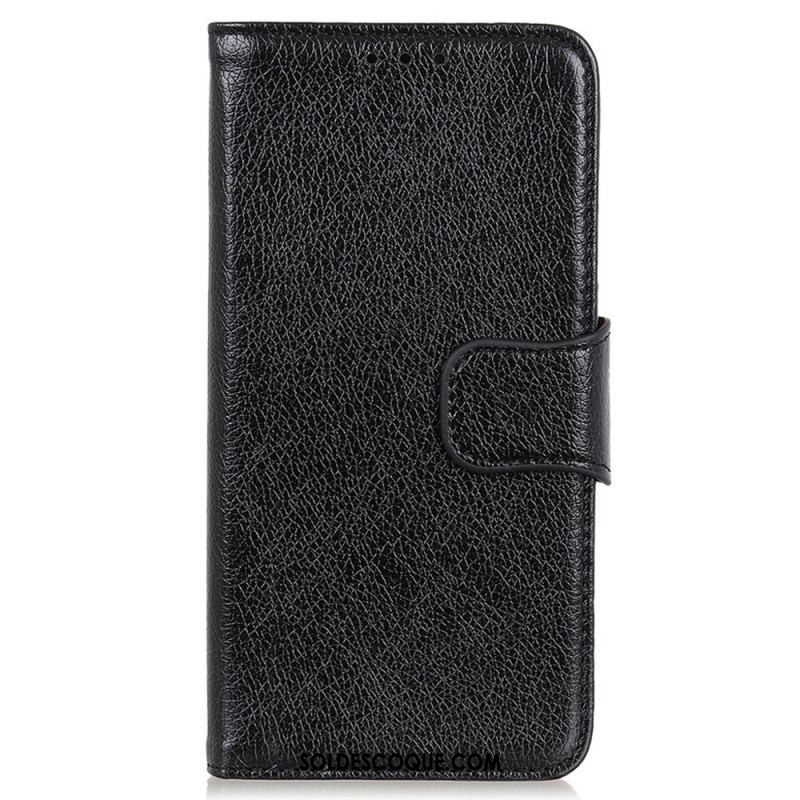 Housse iPhone 14 Pro Cuir Nappa Fendu