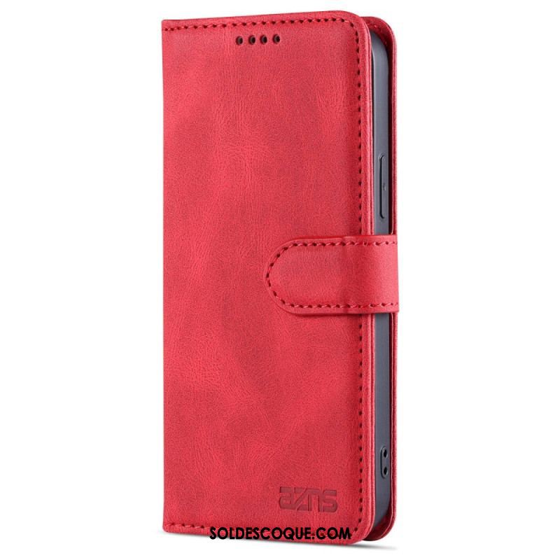 Housse iPhone 14 Style Cuir AZNS