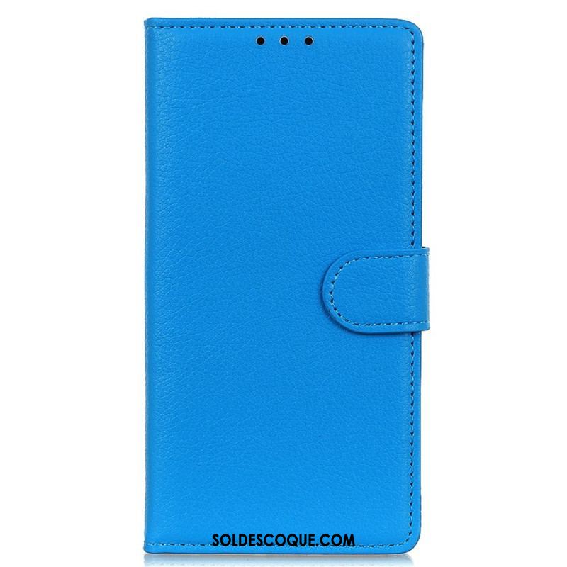 Housse iPhone 14 Traditionnellement Litchi