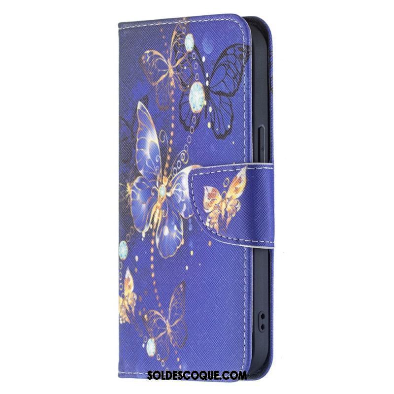 Housse iPhone 15 Papillons de Nuit