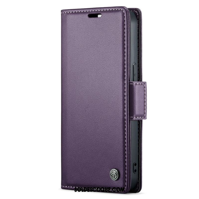 Housse iPhone 15 Plus Style Cuir CASEME