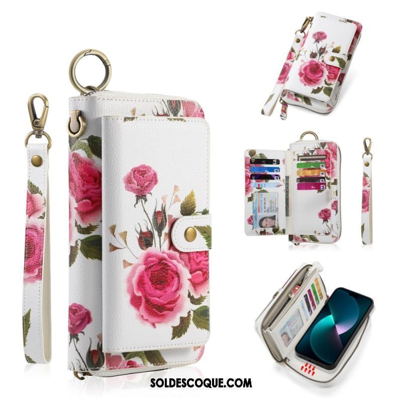 Housse iPhone 15 Pro Coque Détachable et Sangle Manuelle