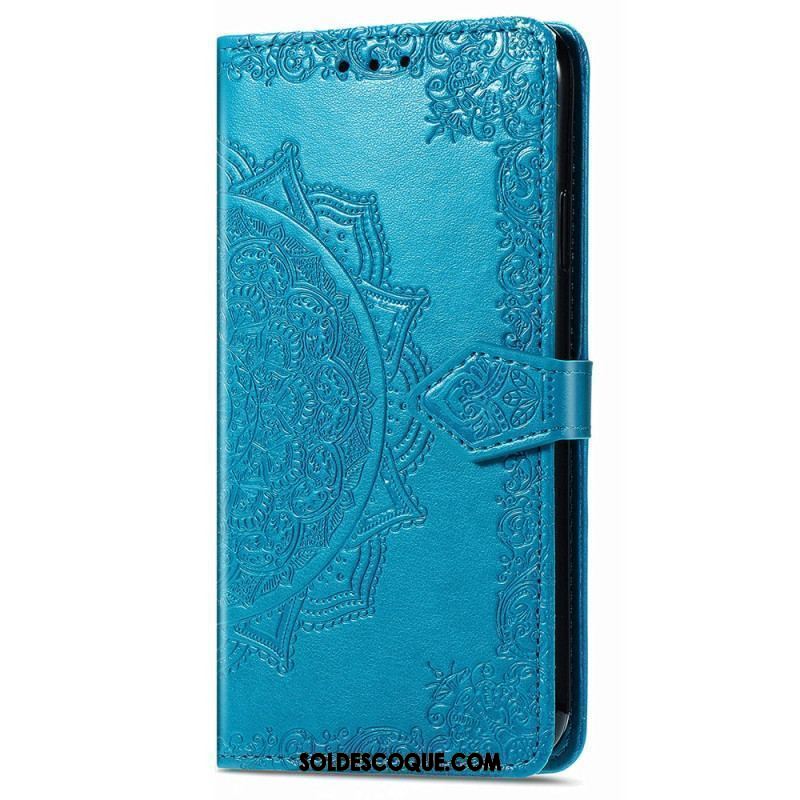 Housse iPhone 15 Pro Max Mandala Baroque à Lanière