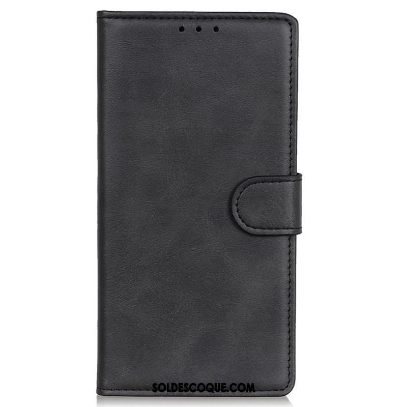 Housse iPhone 15 Simili Cuir Mat