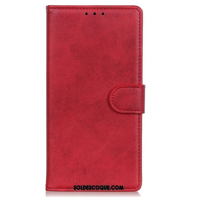 Housse iPhone 15 Simili Cuir Mat