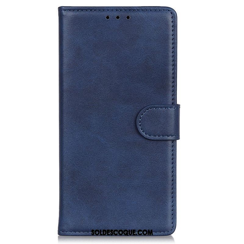 Housse iPhone 15 Simili Cuir Mat