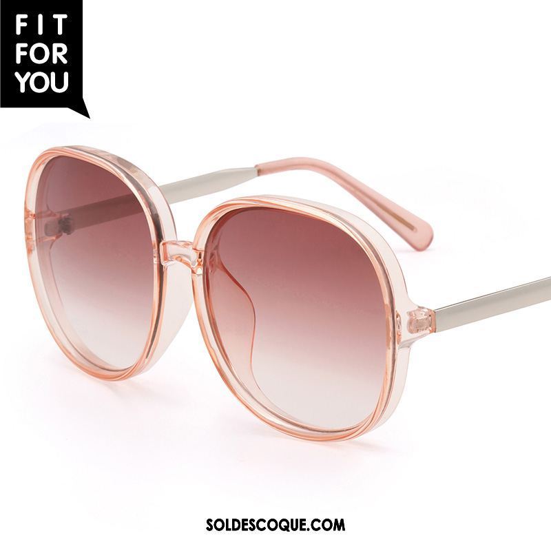 Lunettes De Soleil Femme Bonbons Tendance Rond Le Nouveau Poudre Pas Cher