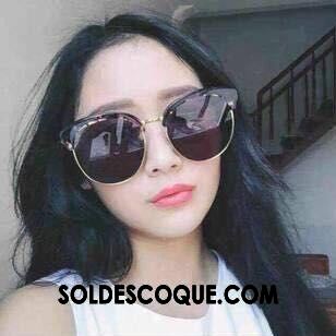 Lunettes De Soleil Femme Gros Noir Longue Ultra Crème Solaire Pas Cher