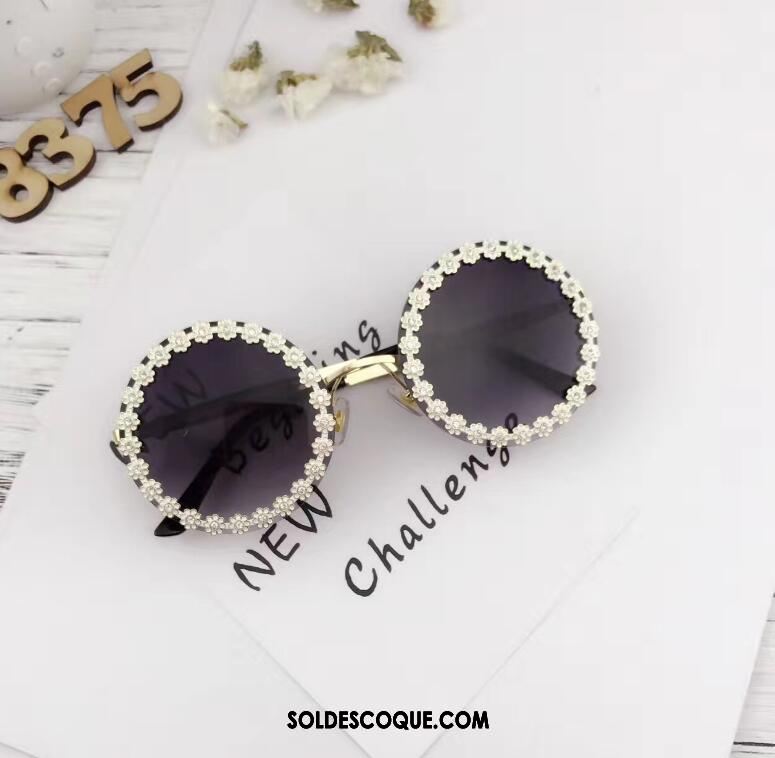 Lunettes De Soleil Femme Le Nouveau Rouge Fleurs Tendance Diamant En Ligne