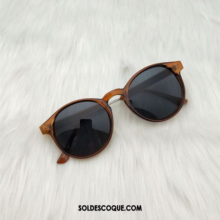 Lunettes De Soleil Femme Le Nouveau Tendance Visage Rond Rouge Réseau En Vente