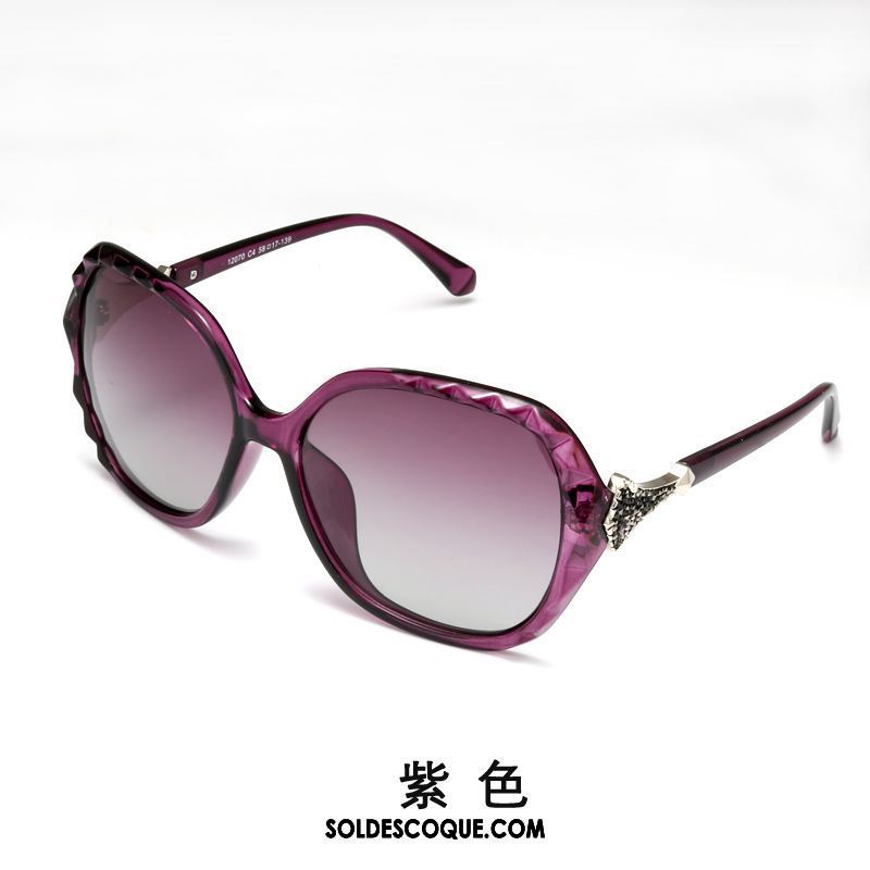 Lunettes De Soleil Femme Lumière Gros Le Nouveau Célébrité Violet En Vente