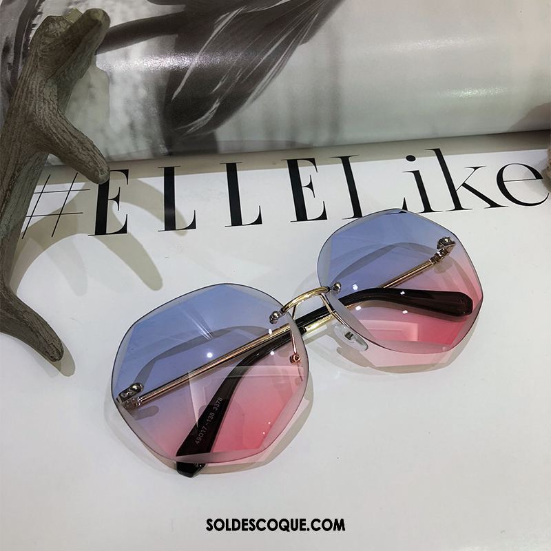 Lunettes De Soleil Femme Tendance Dégradé Europe Dégradé De Couleur Réseau France