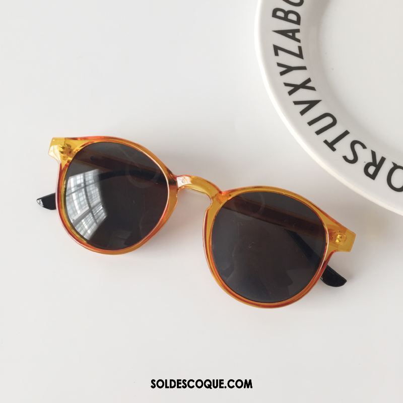 Lunettes De Soleil Femme Vacances Réseau Personnalité Jaune Tendance En Vente